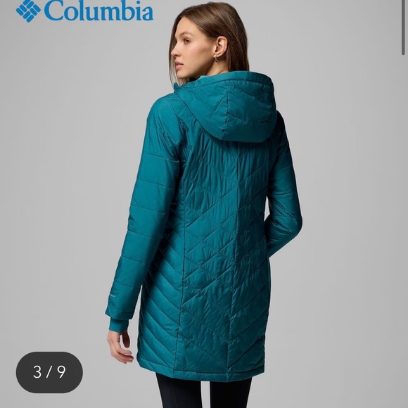 Columbia Women's Deep Purple Omni Heat Coat EUC - Picture 2 of 9